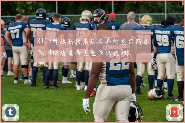 BIG6锋线新援表现各异约克雷斯夺冠14球埃基蒂克重伤仅进3球